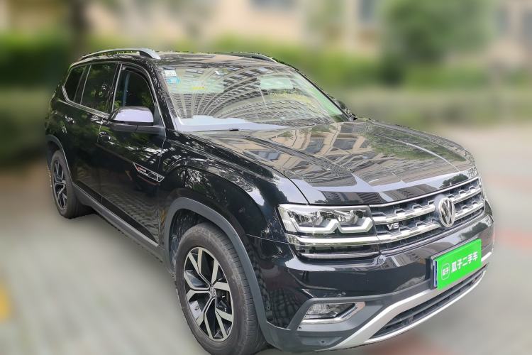 Used Volkswagen Teramont 2019 530 V6 Four-Wheel Drive Luxury Edition China V Standard Front Right 45 Deg