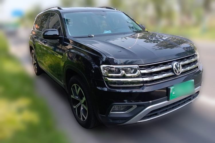 Used Volkswagen Teramont 2019 330TSI Two-Wheel-Drive Luxury Edition China VI Standard Front Right 45 Deg