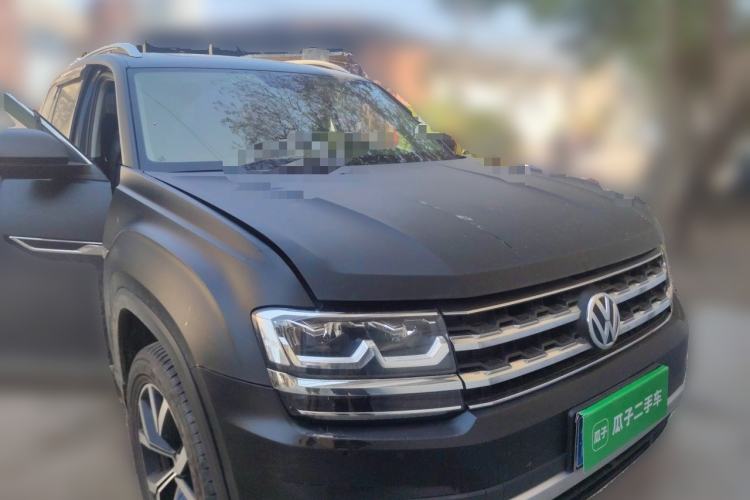 Used Volkswagen Teramont 2019 330TSI Two-Wheel-Drive Luxury Edition China V Standard Front Right 45 Deg