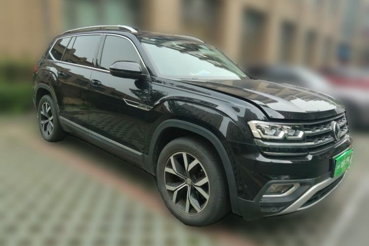 Used Volkswagen Teramont 2019 330TSI Two-Wheel-Drive Luxury Edition China V Standard Front Right 45 Deg