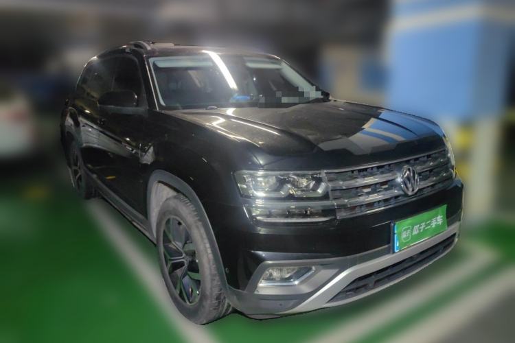 Used Volkswagen Teramont 2019 380TSI Four-Wheel Drive Luxury Version China VI Standard Front Right 45 Deg