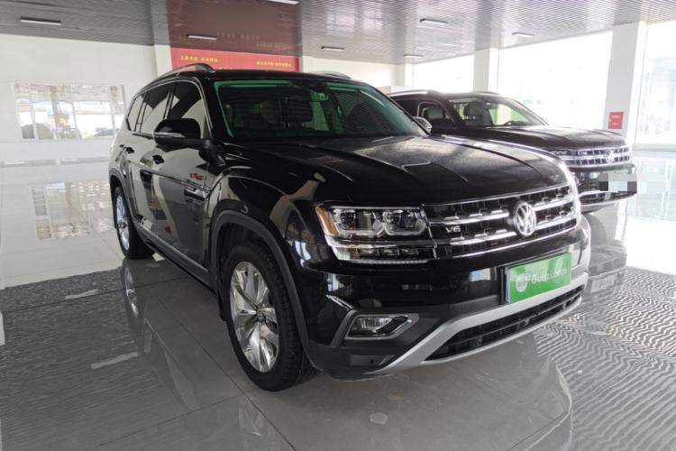 Used Volkswagen Teramont 2019 530 V6 Four-Wheel Drive Flagship Version China V Standard Front Right 45 Deg