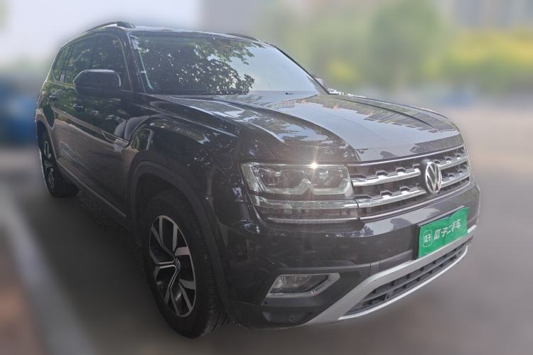 Used Volkswagen Teramont 2019 330TSI Two-Wheel-Drive Luxury Edition China VI Standard Front Right 45 Deg