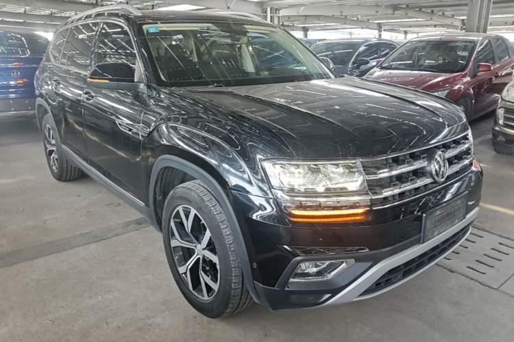 Used Volkswagen Teramont 2019 380TSI Four-Wheel Drive Luxury Version China VI Standard Front Right 45 Deg