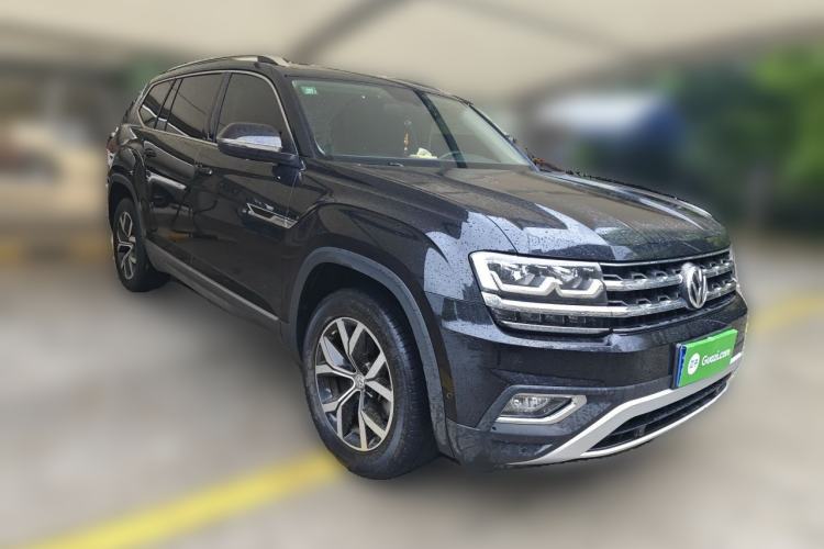 Used Volkswagen Teramont 2019 330TSI Two-Wheel-Drive Luxury Edition China VI Standard Front Right 45 Deg
