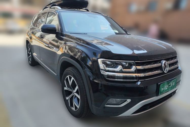 Used Volkswagen Teramont 2019 330TSI Two-Wheel-Drive Luxury Edition China V Standard Front Right 45 Deg