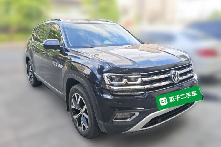 Used Volkswagen Teramont 2019 380TSI Four-Wheel Drive Luxury Version China V Standard Front Right 45 Deg