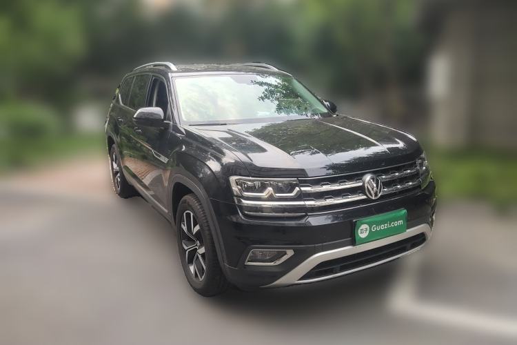 Used Volkswagen Teramont 2019 330TSI Two-Wheel-Drive Luxury Edition China VI Standard Front Right 45 Deg