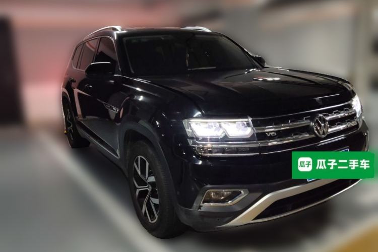 Used Volkswagen Teramont 2019 530 V6 Four-Wheel Drive Luxury Edition China V Standard Front Right 45 Deg