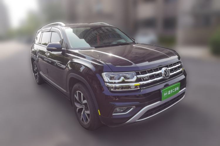 Used Volkswagen Teramont 2019 330TSI Two-Wheel-Drive Luxury Edition China V Standard Front Right 45 Deg