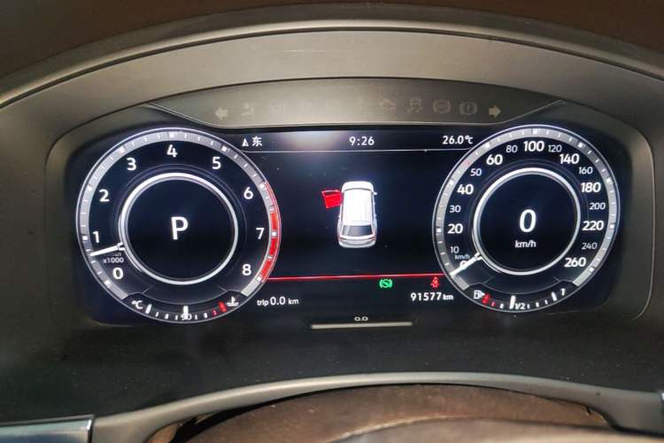 Used Volkswagen Teramont 2019 530 V6 Four-Wheel Drive Prestige Flagship Edition China V Standard Instrument Cluster