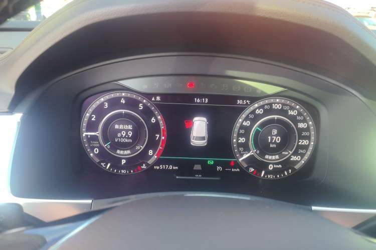 Used Volkswagen Teramont 2019 380TSI Four-Wheel Drive Flagship Model China V Standard Instrument Cluster