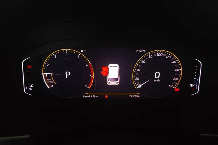 Used Volkswagen Teramont 2019 330TSI Two-Wheel-Drive Luxury Edition China V Standard Instrument Cluster
