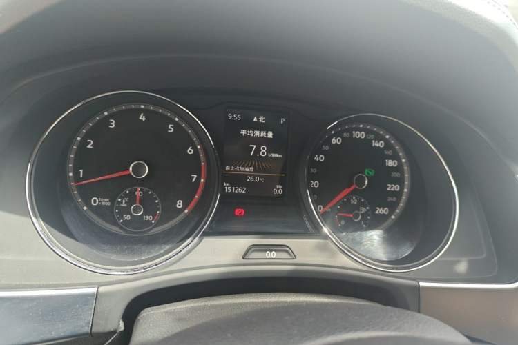 Used Volkswagen Teramont 2019 330TSI Two-Wheel-Drive Luxury Edition China VI Standard Instrument Cluster