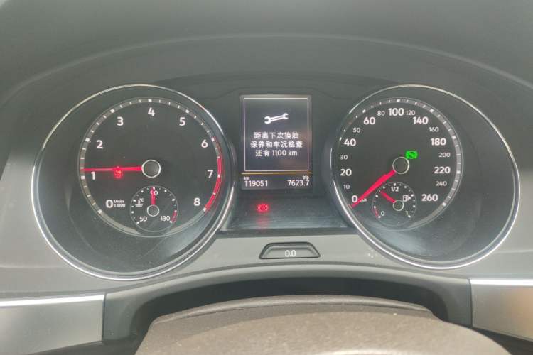 Used Volkswagen Teramont 2019 330TSI Two-Wheel-Drive Luxury Edition China VI Standard Instrument Cluster
