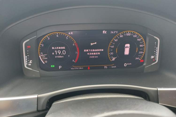 Used Volkswagen Teramont 2019 530 V6 Four-Wheel Drive Luxury Edition China V Standard Instrument Cluster