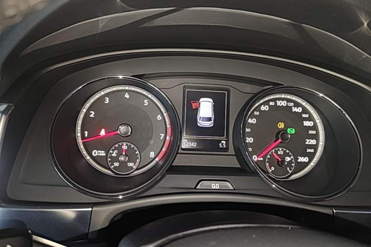 Used Volkswagen Teramont 2019 330TSI Two-Wheel-Drive Luxury Edition China VI Standard Instrument Cluster