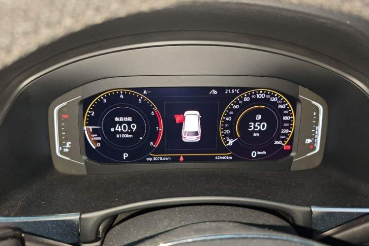 Used Volkswagen Teramont 2019 380TSI Four-Wheel Drive Luxury Version China VI Standard Instrument Cluster
