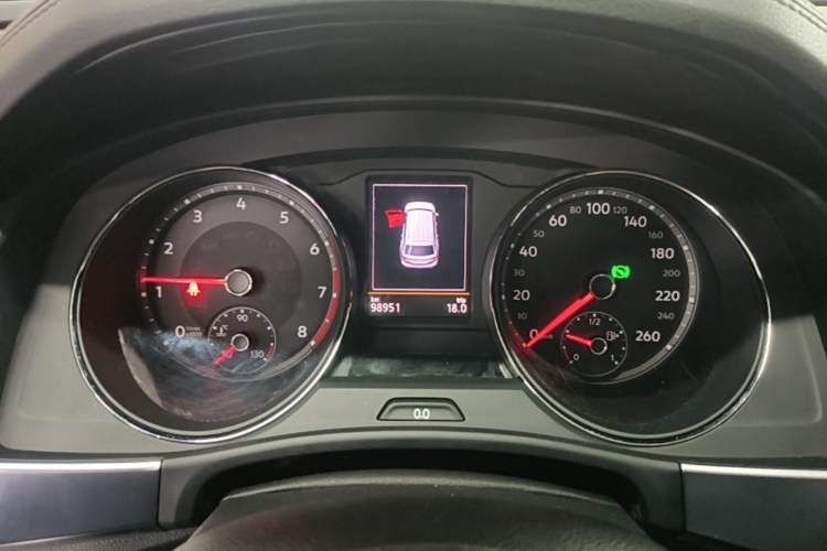 Used Volkswagen Teramont 2019 380TSI Four-Wheel Drive Luxury Version China VI Standard Instrument Cluster