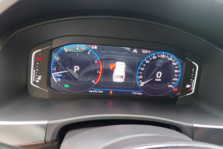Used Volkswagen Teramont 2019 530 V6 Four-Wheel Drive Flagship Version China V Standard Instrument Cluster