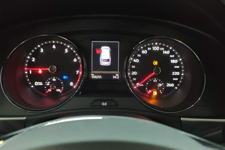 Used Volkswagen Teramont 2019 330TSI Two-Wheel-Drive Luxury Edition China VI Standard Instrument Cluster