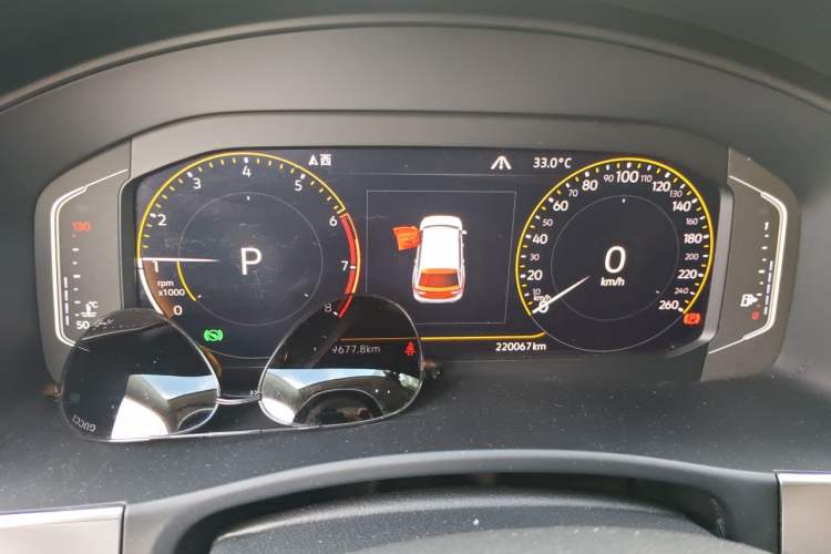 Used Volkswagen Teramont 2019 380TSI Four-Wheel Drive Luxury Version China V Standard Instrument Cluster