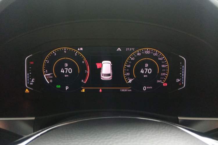 Used Volkswagen Teramont 2019 380TSI Four-Wheel Drive Luxury Version China VI Standard Instrument Cluster