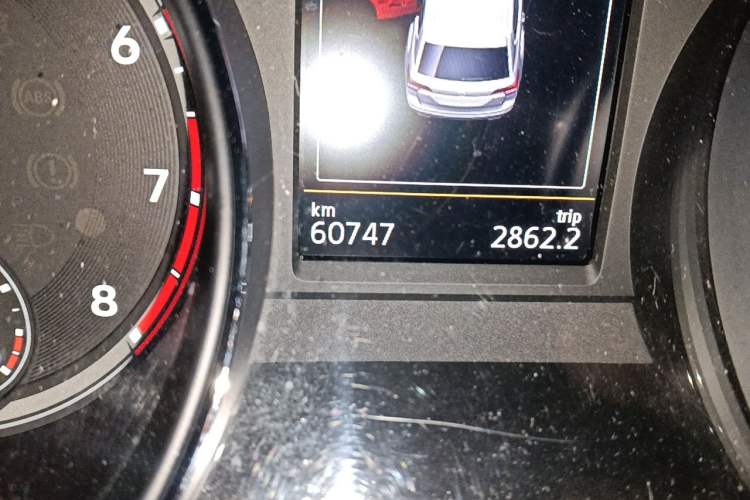 Used Volkswagen Teramont 2019 380TSI Four-Wheel Drive Luxury Version China V Standard Odometer Close Up