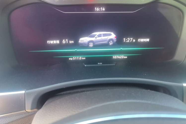 Used Volkswagen Teramont 2019 380TSI Four-Wheel Drive Flagship Model China V Standard Odometer Close Up