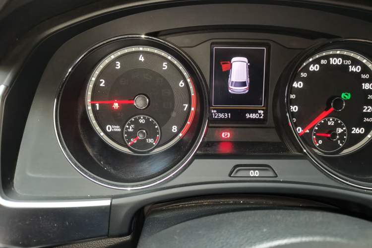 Used Volkswagen Teramont 2019 380TSI Four-Wheel Drive Luxury Version China VI Standard Odometer Close Up