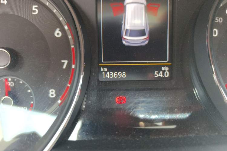 Used Volkswagen Teramont 2019 380TSI Four-Wheel Drive Luxury Version China VI Standard Odometer Close Up