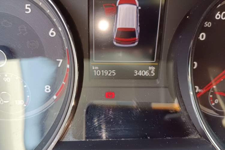 Used Volkswagen Teramont 2019 330TSI Two-Wheel-Drive Luxury Edition China VI Standard Odometer Close Up