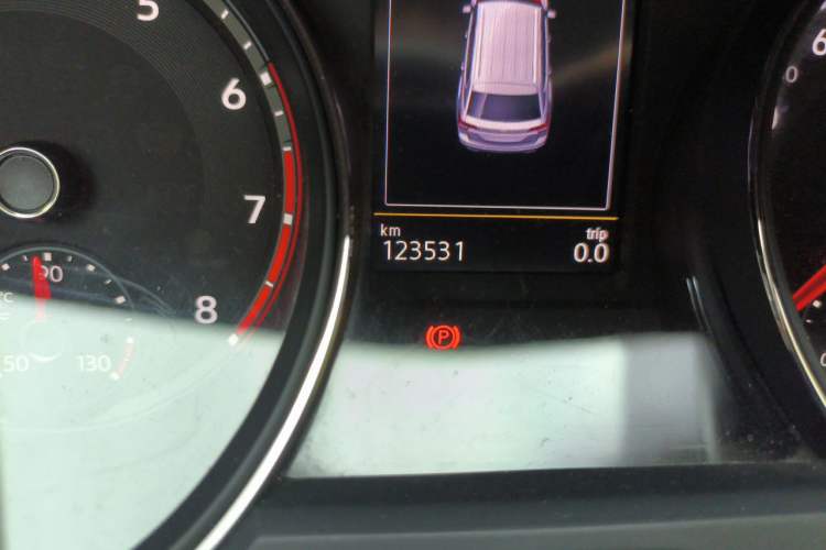Used Volkswagen Teramont 2019 380TSI Four-Wheel Drive Comfort Edition China VI Standard Odometer Close Up