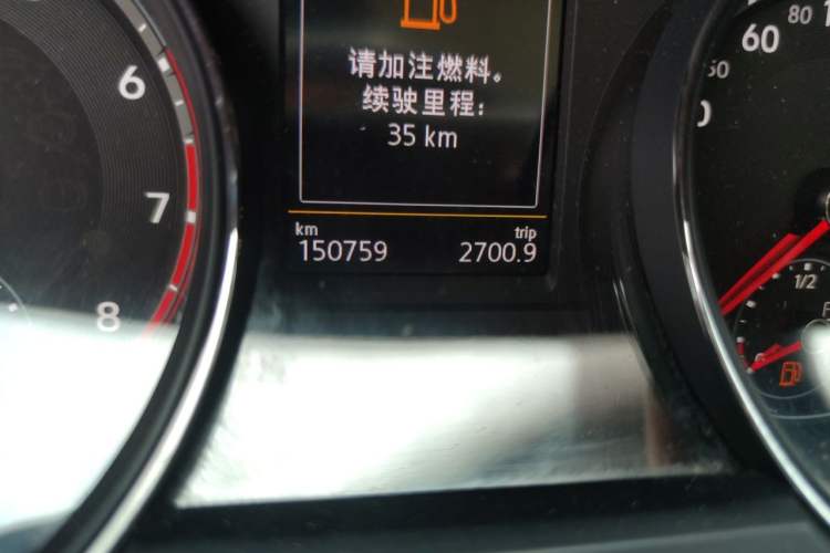 Used Volkswagen Teramont 2019 380TSI Four-Wheel Drive Luxury Version China VI Standard Odometer Close Up