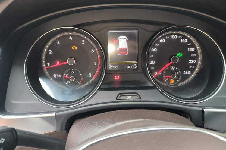 Used Volkswagen Teramont 2019 380TSI Four-Wheel Drive Luxury Version China VI Standard Odometer Close Up