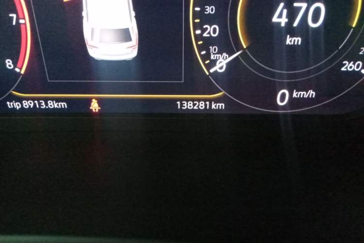 Used Volkswagen Teramont 2019 380TSI Four-Wheel Drive Luxury Version China VI Standard Odometer Close Up