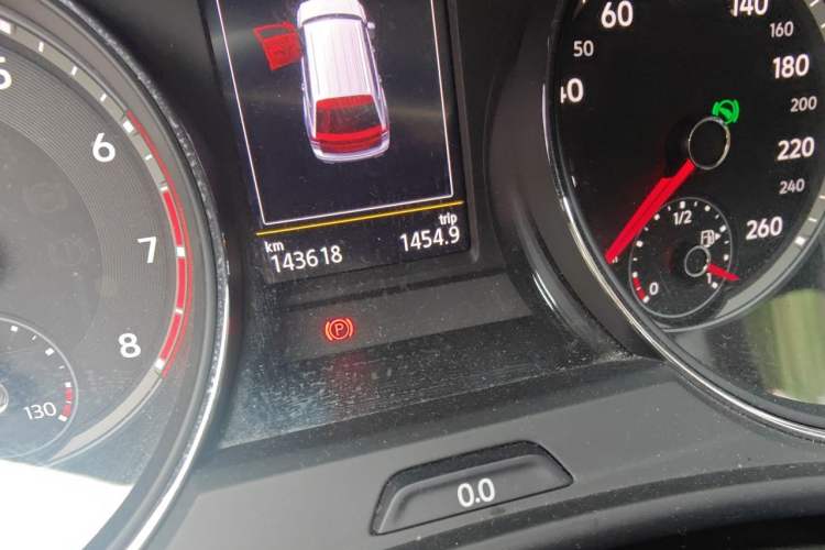 Used Volkswagen Teramont 2019 380TSI Four-Wheel Drive Comfort Edition China VI Standard Odometer Close Up
