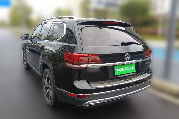 Used Volkswagen Teramont 2019 380TSI Four-Wheel Drive Luxury Version China V Standard Rear Left 45 Deg