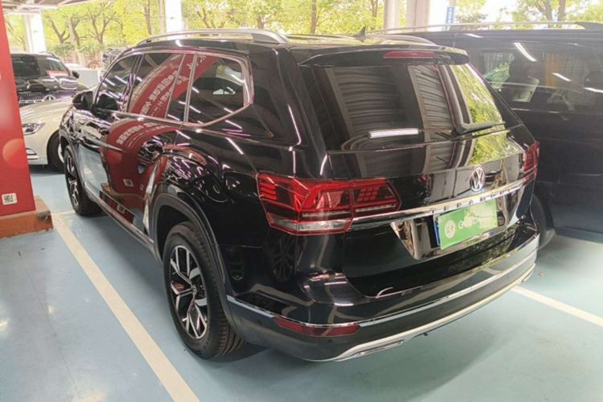 Used Volkswagen Teramont 2019 380TSI Four-Wheel Drive Luxury Version China VI Standard Rear Left 45 Deg