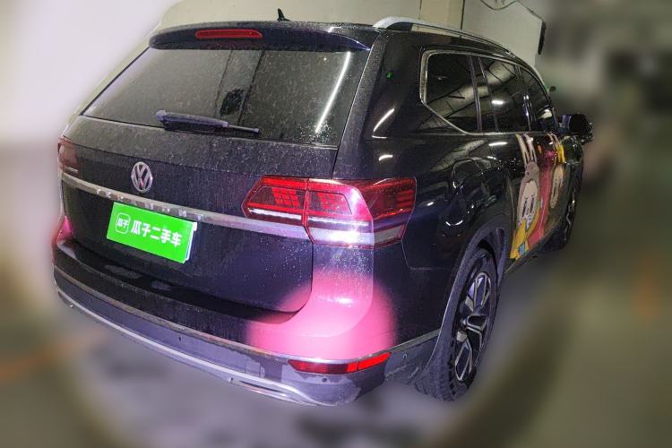 Used Volkswagen Teramont 2019 380TSI Four-Wheel Drive Luxury Version China V Standard Rear Right 45 Deg