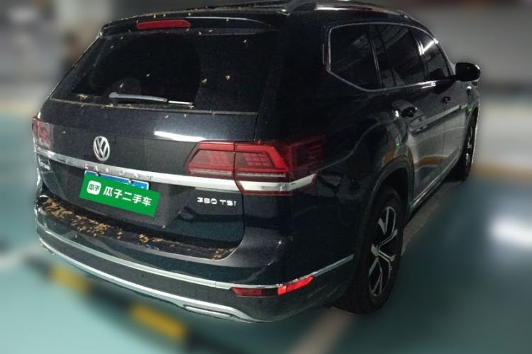 Used Volkswagen Teramont 2019 380TSI Four-Wheel Drive Luxury Version China V Standard Rear Right 45 Deg