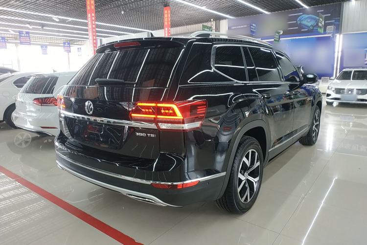 Used Volkswagen Teramont 2019 380TSI Four-Wheel Drive Luxury Version China VI Standard Rear Right 45 Deg