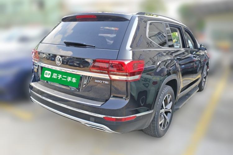 Used Volkswagen Teramont 2019 380TSI Four-Wheel Drive Luxury Version China VI Standard Rear Right 45 Deg
