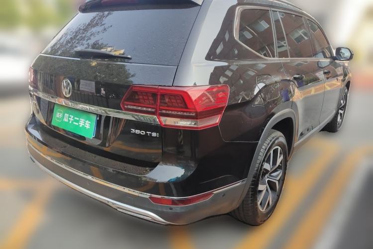 Used Volkswagen Teramont 2019 380TSI Four-Wheel Drive Luxury Version China VI Standard Rear Right 45 Deg