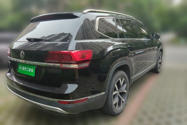 Used Volkswagen Teramont 2019 330TSI Two-Wheel-Drive Luxury Edition China V Standard Rear Right 45 Deg