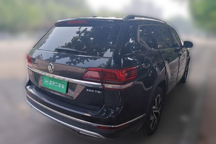 Used Volkswagen Teramont 2019 330TSI Two-Wheel-Drive Luxury Edition China VI Standard Rear Right 45 Deg