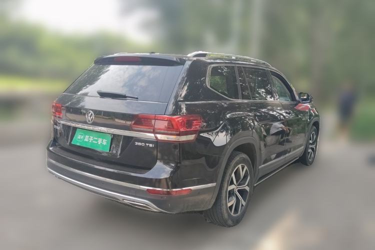 Used Volkswagen Teramont 2019 380TSI Four-Wheel Drive Luxury Version China V Standard Rear Right 45 Deg
