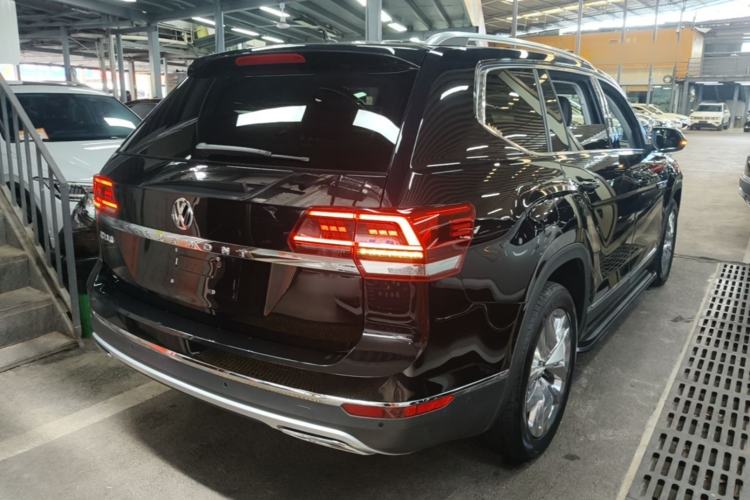 Used Volkswagen Teramont 2019 380TSI Four-Wheel Drive Flagship Model China VI Rear Right 45 Deg
