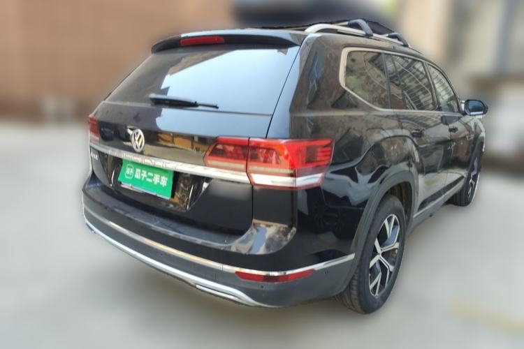 Used Volkswagen Teramont 2019 330TSI Two-Wheel-Drive Luxury Edition China V Standard Rear Right 45 Deg