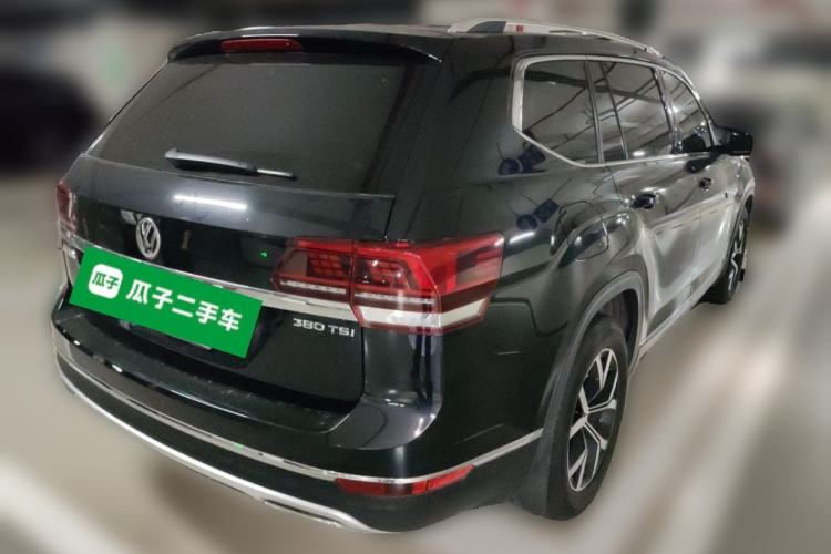 Used Volkswagen Teramont 2019 380TSI Four-Wheel Drive Luxury Version China VI Standard Rear Right 45 Deg